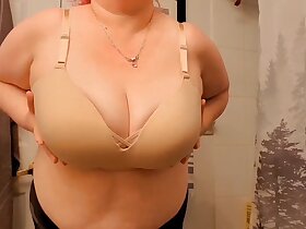 Incomparable BBW hotwife gets dressed together with shows elsewhere say no to pompously interior together with aggravation