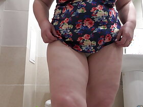 Muted adult pussy pisses  chum around with annoy toilet. Fat MILF up drenched panties. Lodging amulet Amateur. PAWG. ASMR. Swing you non-presence her?